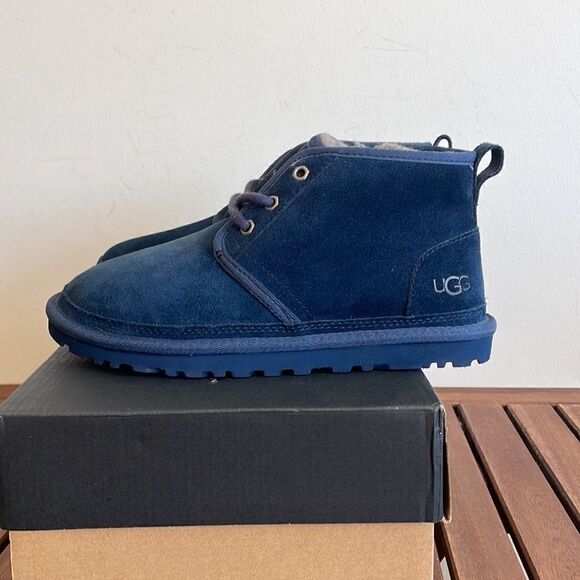 UGG Neumel Shoes Navy Women Size 6 - Picture 9 of 14